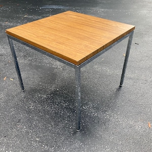Vintage Steelcase Side End Coffee Table Mid Century Modern