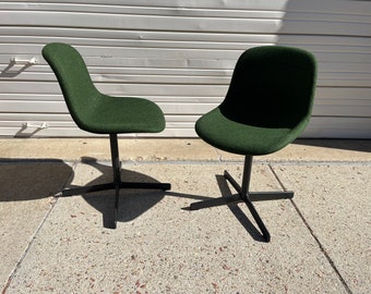 Pair (2) Neu 10 Swivel Chairs by Sebastian Wrong for Hay Danish Modern Contemporary DWR - 8 available READ Description