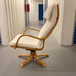 Ikea poang swivel chair deals