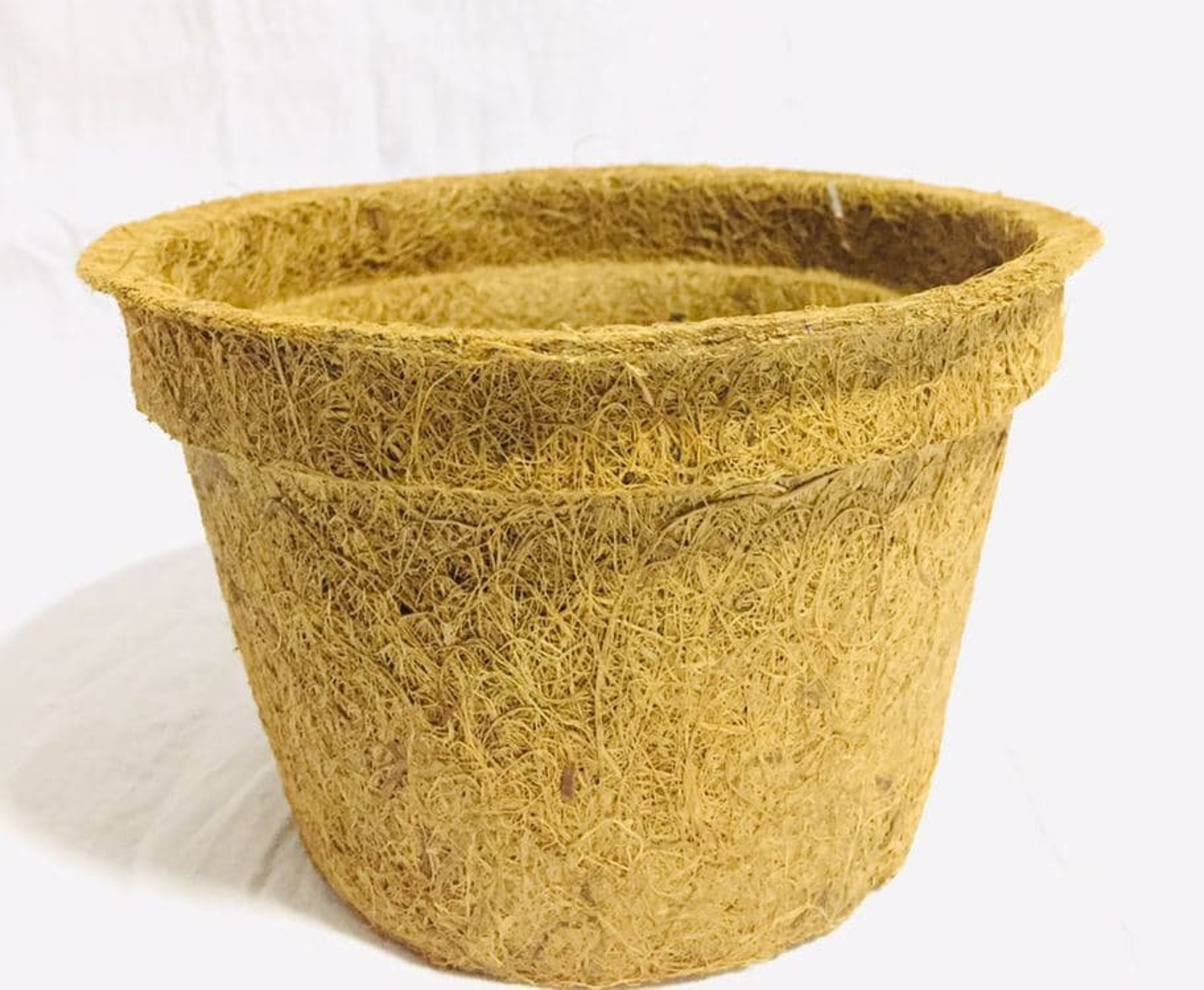 COCO COIR POTS 8CM 9CM 10CM 12CM 15CM Coconut Fiber Grow Cups Etsy