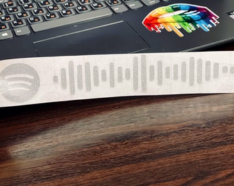 Spotify Code Vinyl Decal - Favorite Song Car Sticker