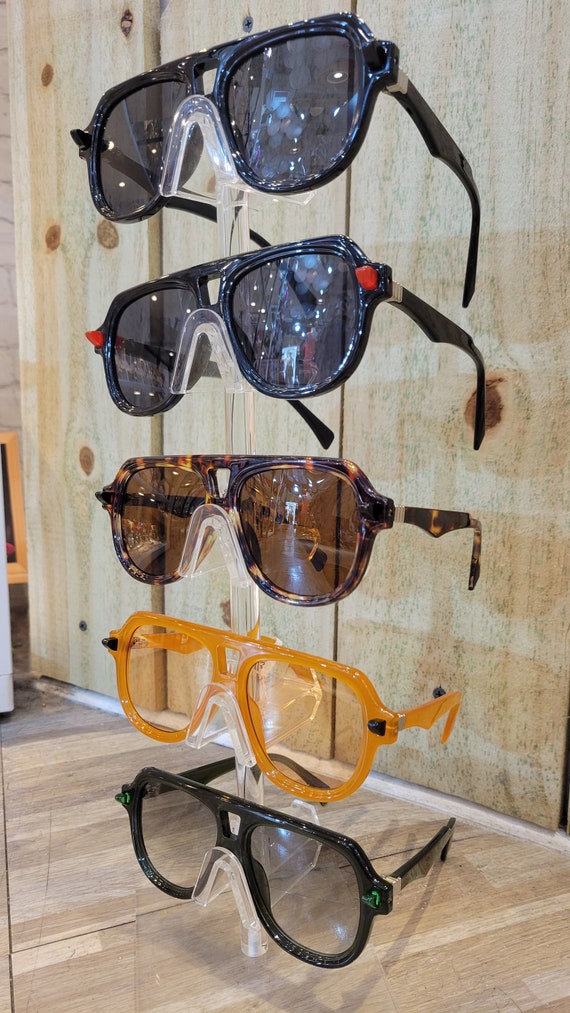 Sunglasses 400 Uv Protection Design in Miami Black Aviator Style Orange Etsy Ireland