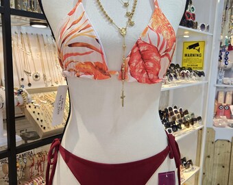 Swimsuit • top • bottom • red wine • South Beach • Swimwear • Mia Miami Bikini Boutique