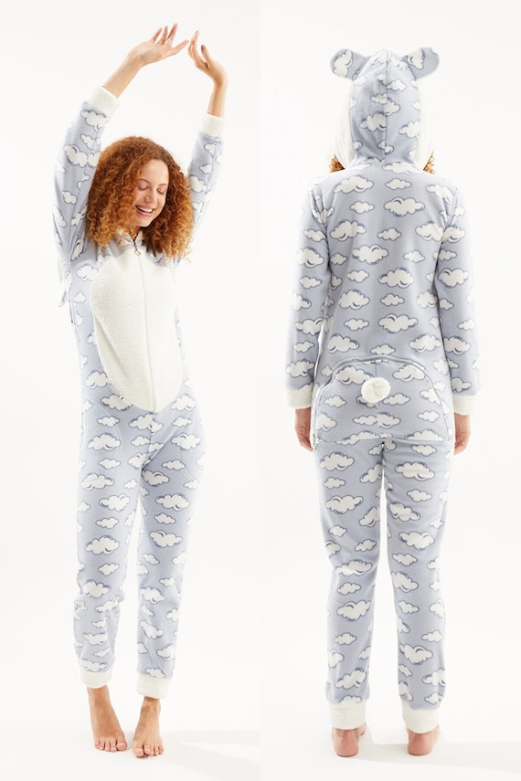 Womens jumpsuit pyjamas sale