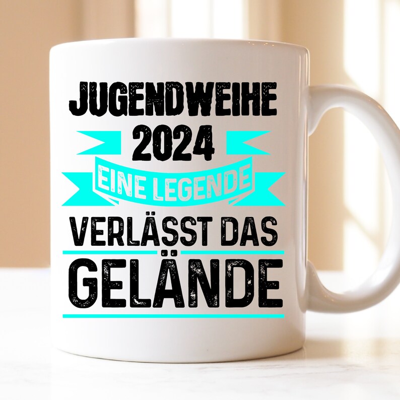  Jugendweihe 2024 a Legend Leaves the Site Youth Consecration Gift Cup 