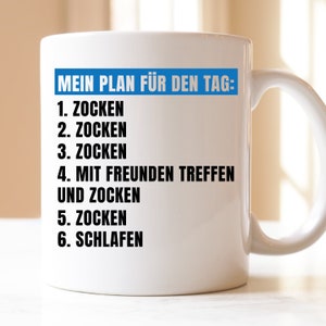 My plan for today: Gambling | Gambling Gaming Playing Video Games Computer Console Funny Mug