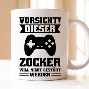 Be careful, this gambler doesn&#39;t want to be disturbed Gambling Gaming Playing Video Games Computer Console Funny Mug
