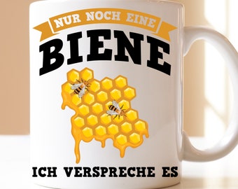 Imker Tasse Mit Spruch: „Wenn Ich Renne, Solltest Du Es Auch“ | Lustige Geschenkidee Für Bienenzüchter | Weiße Keramik, Spülmaschinenfest