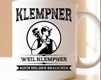 Plumbers because plumbers need heroes too | Gift | cup | Plumber | Tool | Master Plumber | craftsman |