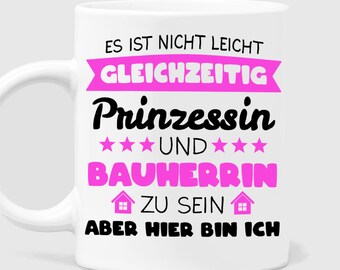 Builder Builder Builders Women Inauguration Ceremony Construction Site Topping-out Häuslebauer Gift Funny Cup