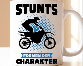 Stunts shape the character | Gift | cup | Motocross | Dirt Bike | Motorbiker | Offorad | Motorsport | Dirt Bike Enduro