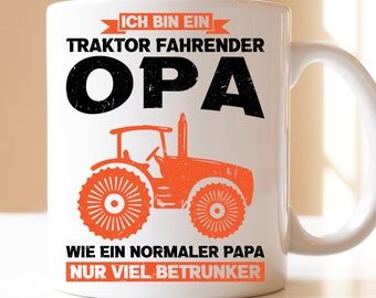 I'm a tractor driving grandpa like a normal grandpa| Gift | cup | Grandpa| Tractor| Tractor driver| farmer| Grandfather