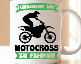 born to ride motocross | Gift | cup | Motocross | Dirt Bike | Motorbiker | Offorad | Motorsport | Dirt Bike Enduro