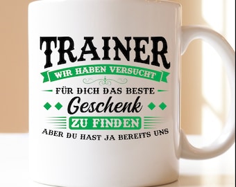 Trainer we tried the best gift for you | Coach | Football | Football coach | Athlete | Team | cup | Gift |
