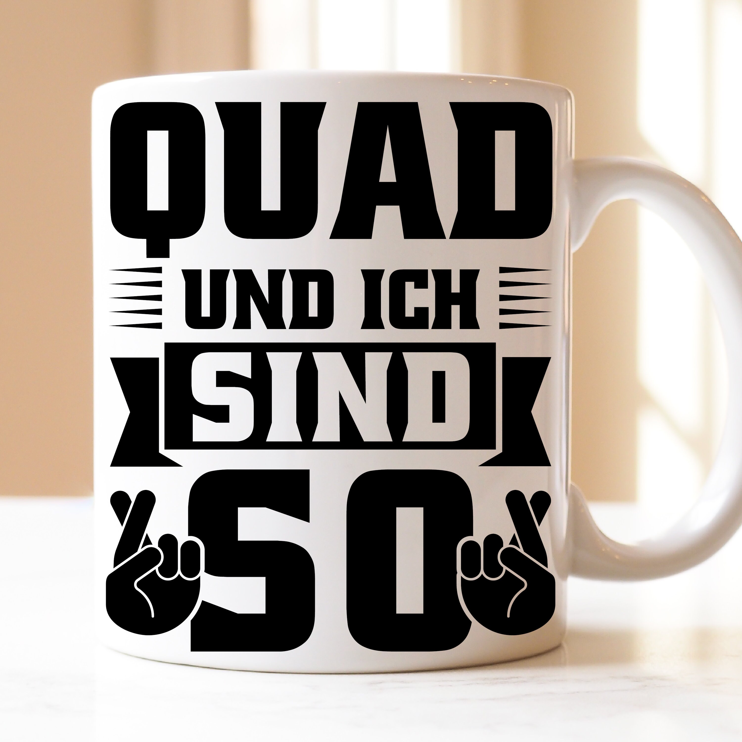 Lustige 50. Geburtstags-Tasse Mit Spruch – Geschenkidee Für Fünfzigjährige