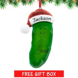 Personalized Pickle Christmas Ornament 2026