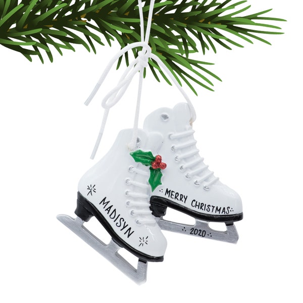 Ice Skate Ornament Etsy