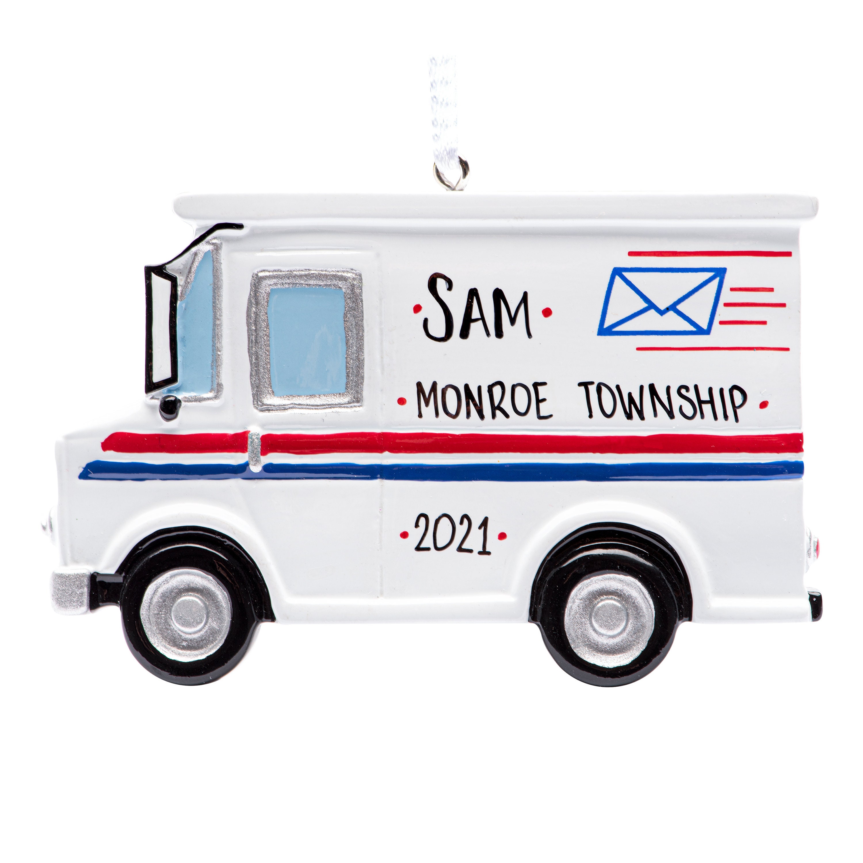 Mail Truck Ornament Postal Worker Christmas Ornament Etsy