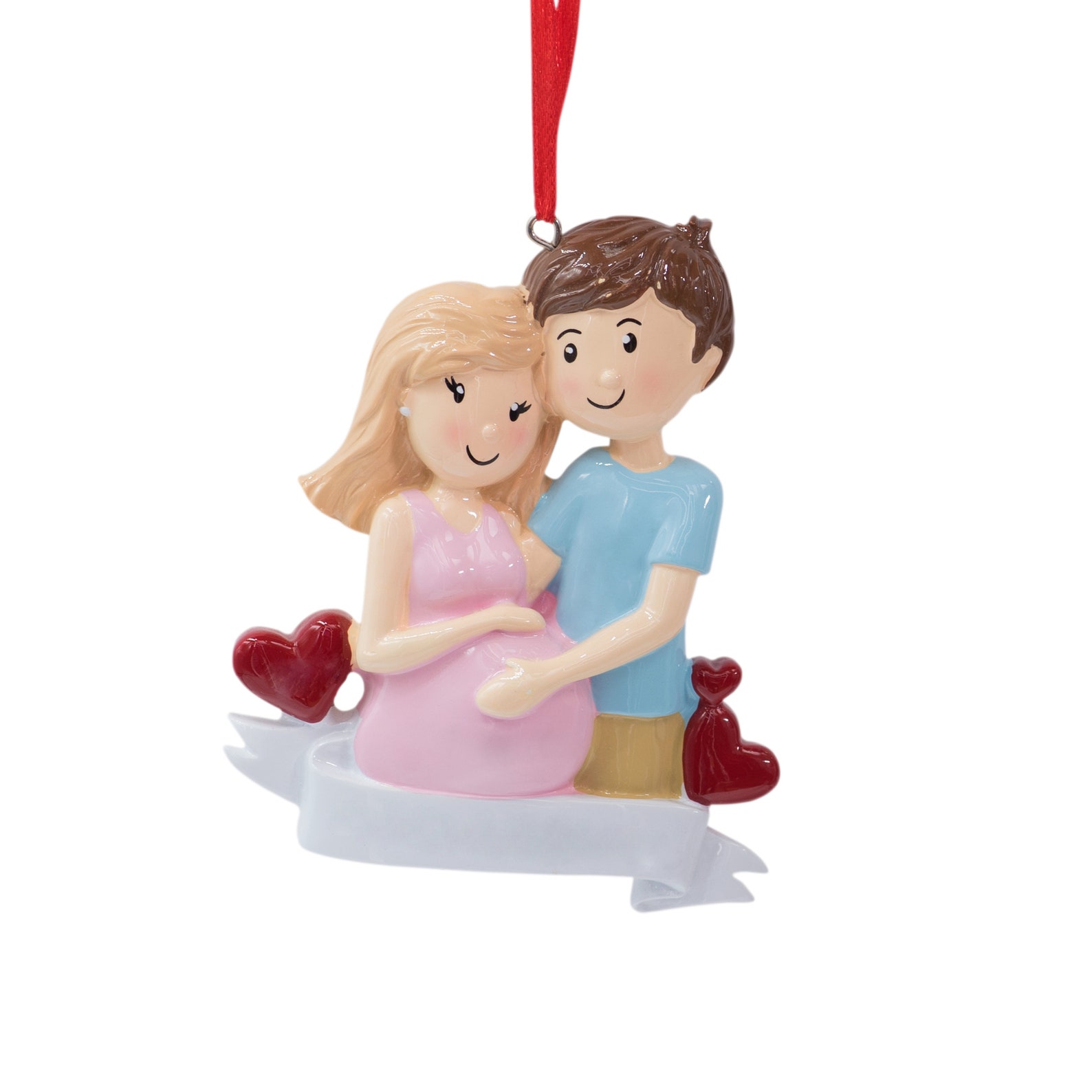 Pregnant Christmas Ornament 
