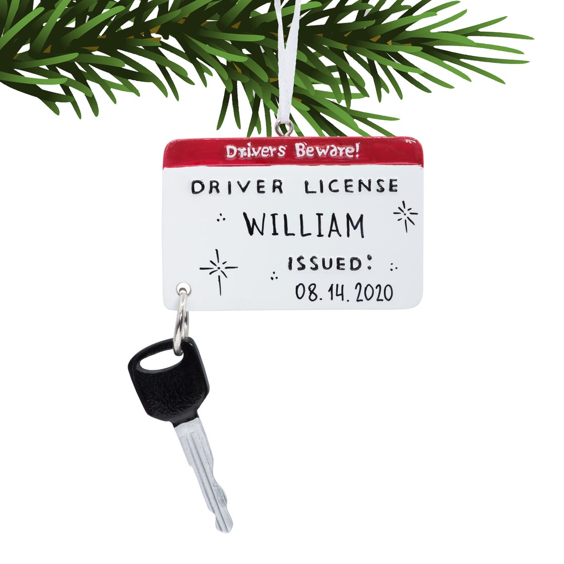 Personalized New Driver Ornament Drivers License Ornament Etsy