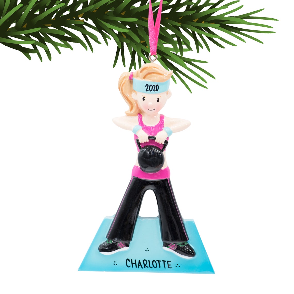 Workout Ornament Personalized Workout Christmas Ornament | Etsy