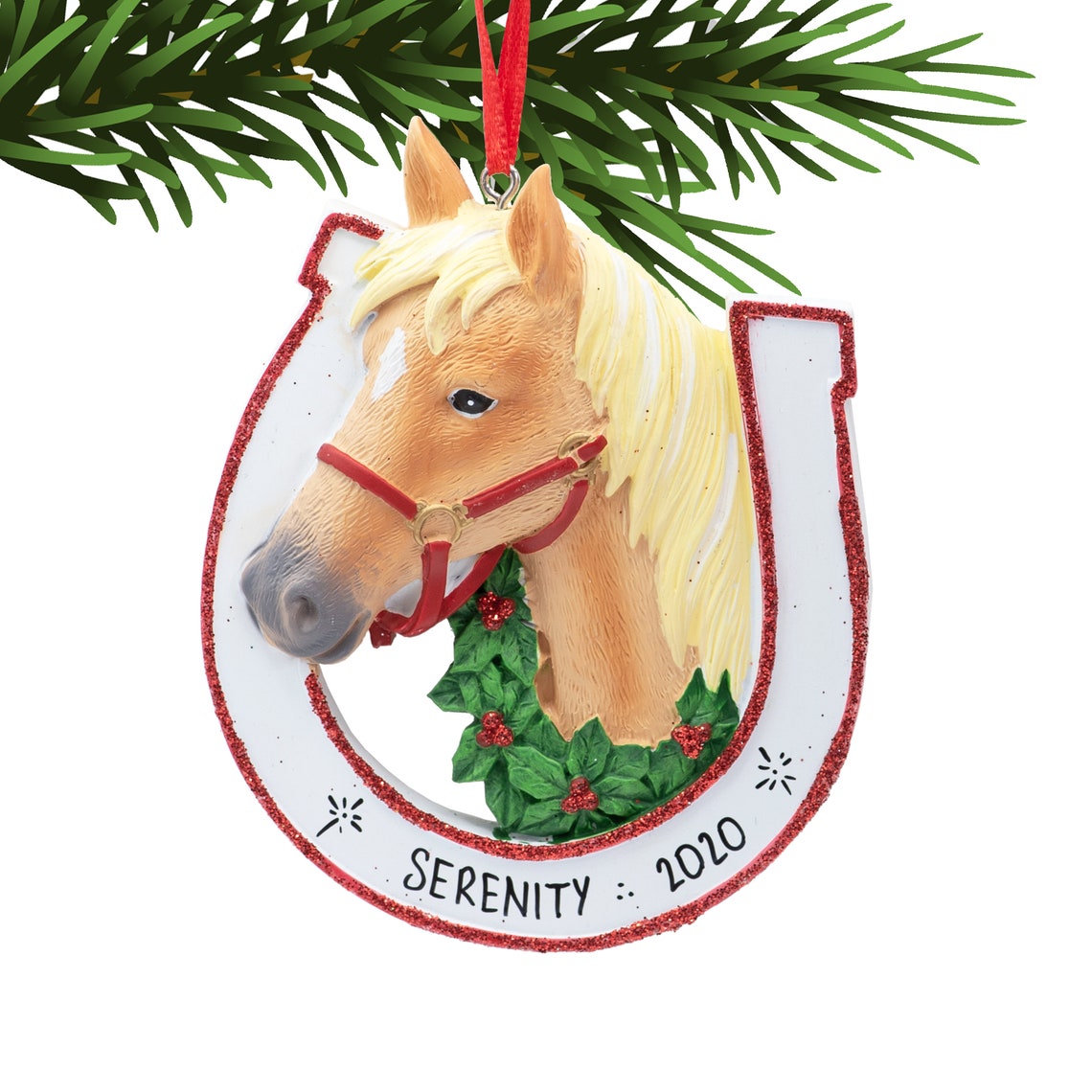 Horse Christmas Ornament 