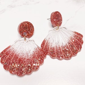 Seashell earrings
