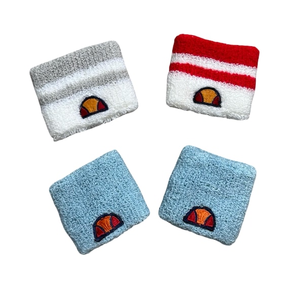 Vintage 80s Ellesse Wrist Sweatbands - Deadstock Set of 4