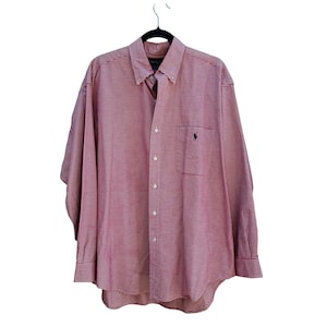 90s Ralph Lauren Big Shirt - Etsy