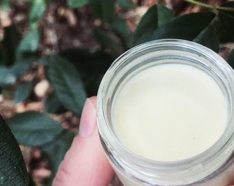 Crema facial de vainilla y rosa ~ Crema refrescante, suavizante, calmante, hidratante, para rostro y cuello