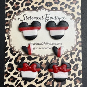 Mouse Shaped Earrings or Studs