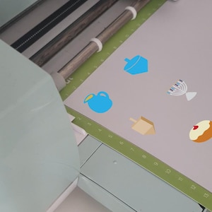 Ensemble Hanoucca SVG et PNG : Dreidel, Menorah, Donut, Clipart à l'huile |  Téléchargement numérique