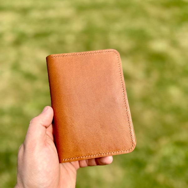 Handmade Field notes | Passport wallet | Italian leather