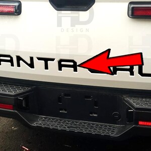 2024-2025 Toyota Tacoma 3D Raised Black US Flag Domed Tailgate Letters Set of 3 | AFX | Gloss | Self-Adhesive | Rear | United States