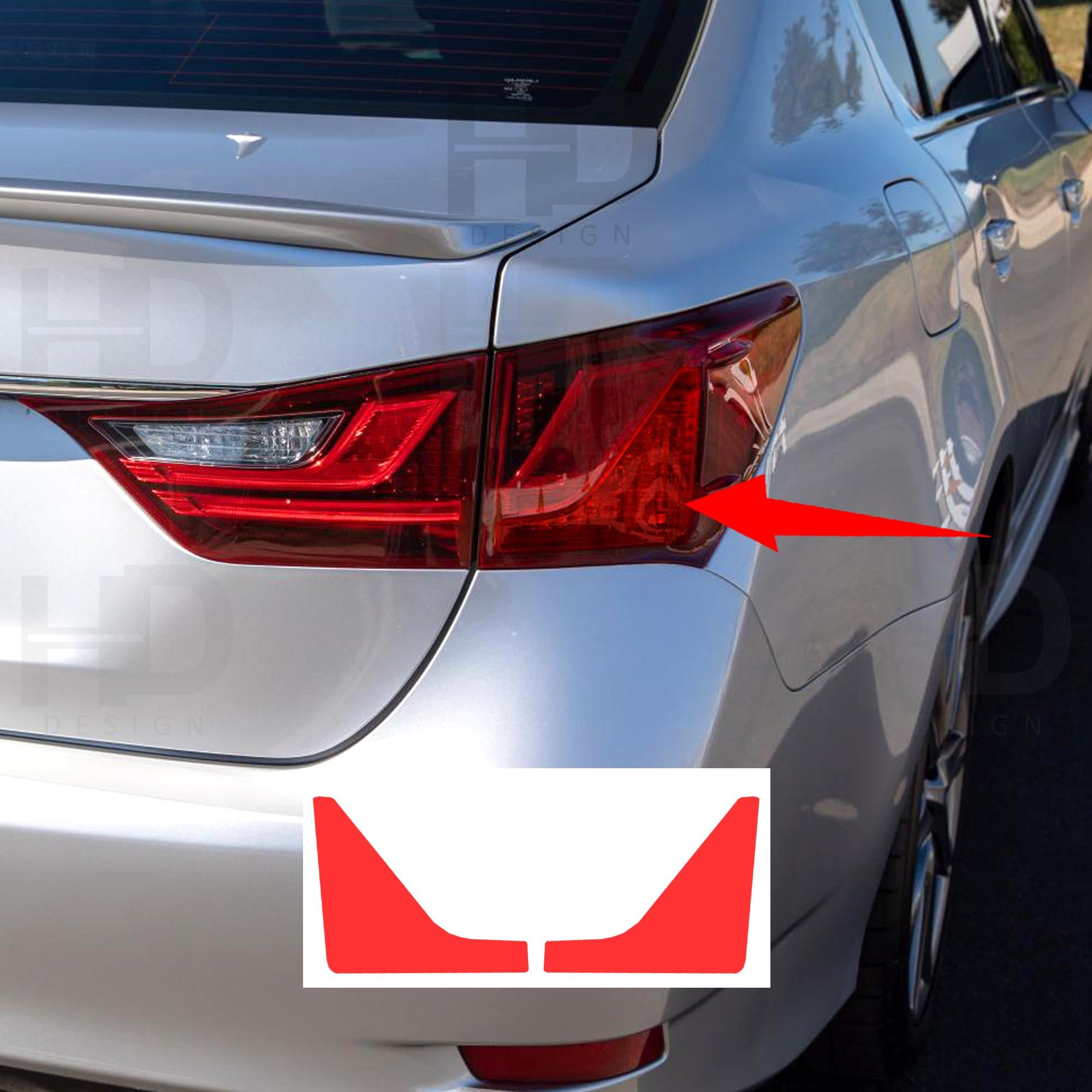HDUSA Fits Lexus GS350 2013-2015 Tail Light Red Blinker Light Area