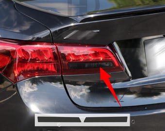 HDUSA For 2015-2020 Acura TLX Reverse Area of Taillight Rear Precut Dark Vinyl Tint Overlay Decal Out ppf 2015 2016 2017 2018 2019 2020