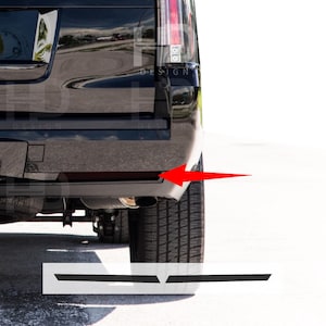 HDUSA Fits 2015-2020 Escalade Cadillac Rear Reflectors Precut Side marker Dark Vinyl Tint Overlay Decal 2016 2017 2018 2019 2020