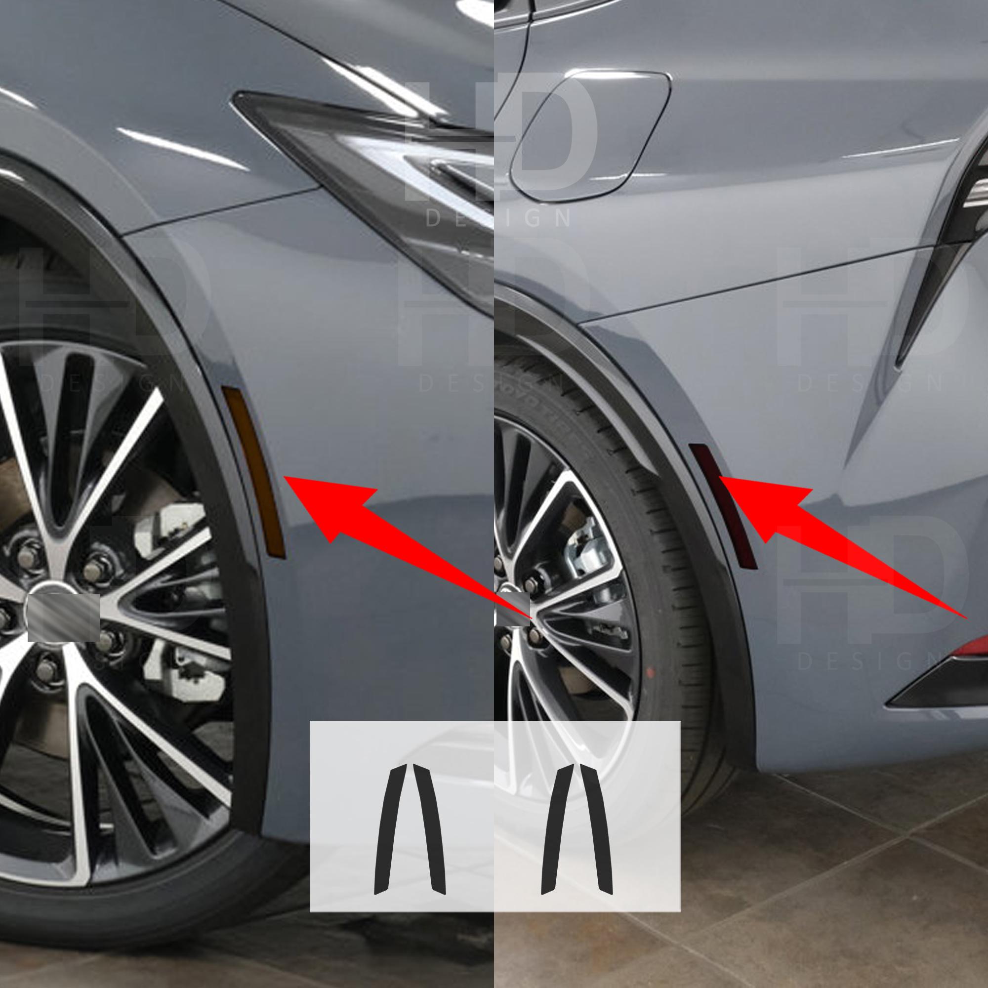 Was Rear Marker HDUSA for 2023-2026 Toyota Prius Side Marker Front Rear Marker Tail ...