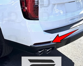HDUSA Fits GMC Yukon 2025 2026 Rear Reflectors Bumper Side Markers Precut Dark Vinyl Tint Overlay Decal