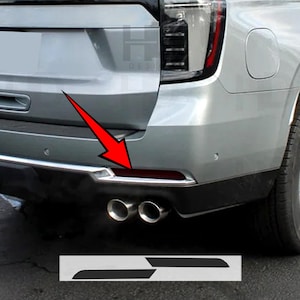 HDUSA Fits Chevrolet Tahoe 2025 Rear Reflectors Bumper Side Markers Precut Dark Vinyl Tint Overlay Decal