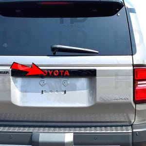 HDUSA For Land Cruiser Inlay Decals for Rear Tailgate T Fits 2024-2025 Toyota Land Cruiser LC250
