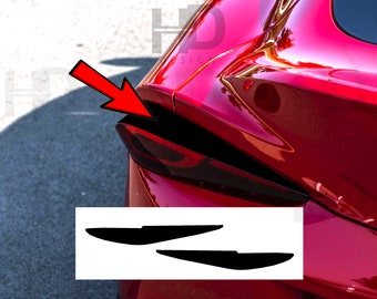 HDUSA For 2020-2026 Supra GR Toyota Tail Light Rear Outline Black Precut Dark Vinyl Tint Overlay Dark Out 2021 2022 2023 2024 A90 A91