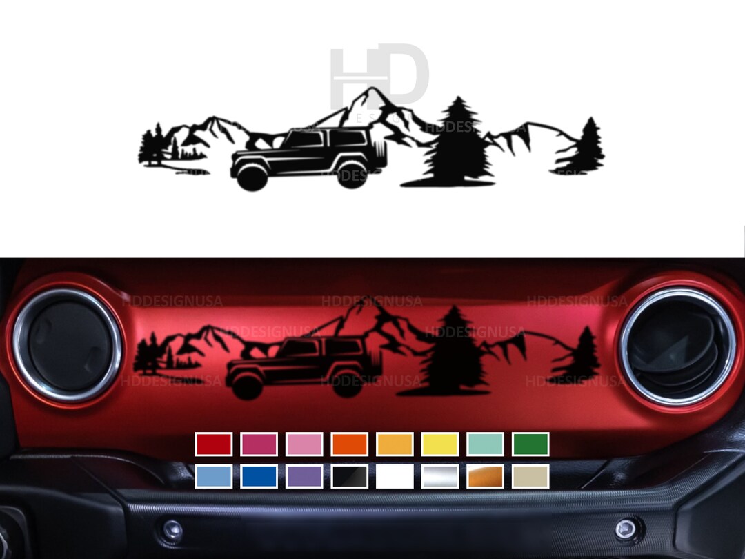 HDUSA Fits Jeep Wrangler / Gladiator Dashboard Glove Box Offroading