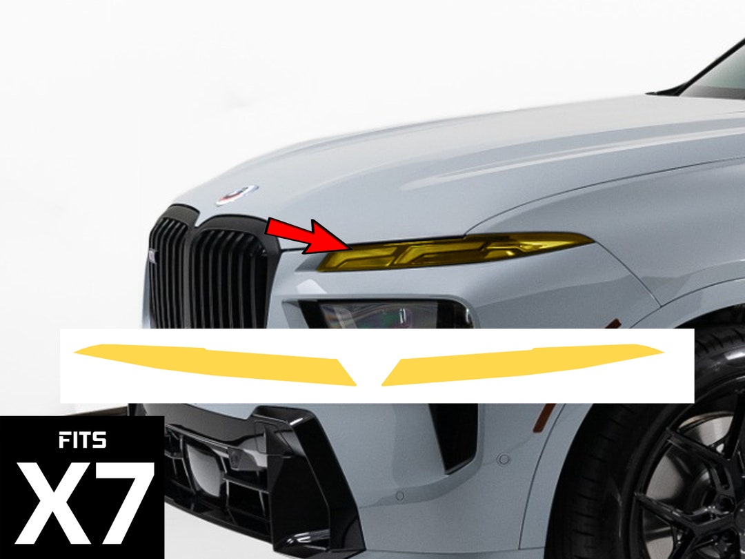 HDUSA for 2023-2025 BMW X7 Headlight DRL Front Lci Top Yellow Red Front ...