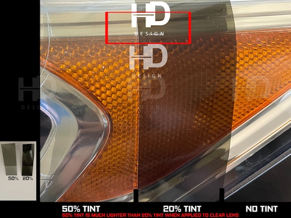 Smoke Tint Overlay Kit For 2016-2019 Ford Explorer Side Reflector Signals - Precut Vinyl