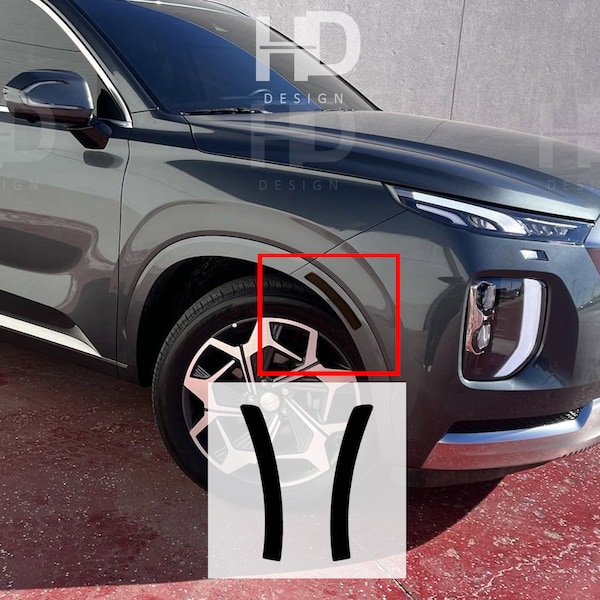 For Hyundai Palisade 2020-2024 Raptor Style Grill LED smoke Marker Light Kit eBa
