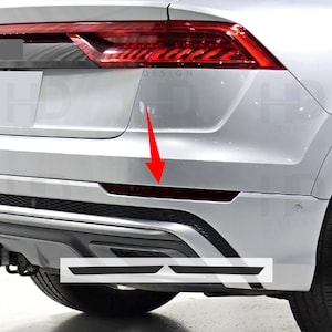 HDUSA 2019-2025 Audi Q8 SQ8 RSQ8 Rear Reflector Precut Dark or Black Out Transparent Vinyl Decals Tint Overlay 2020 2021 2022 2023 2024