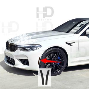 HDUSA Fits BMW 5 Series 2017-2023 Front Side Marker Dark out Vinyl Tint Overlay 530i 540i M5 M550i 2018 2019 2020 2021 2022 2023 G30