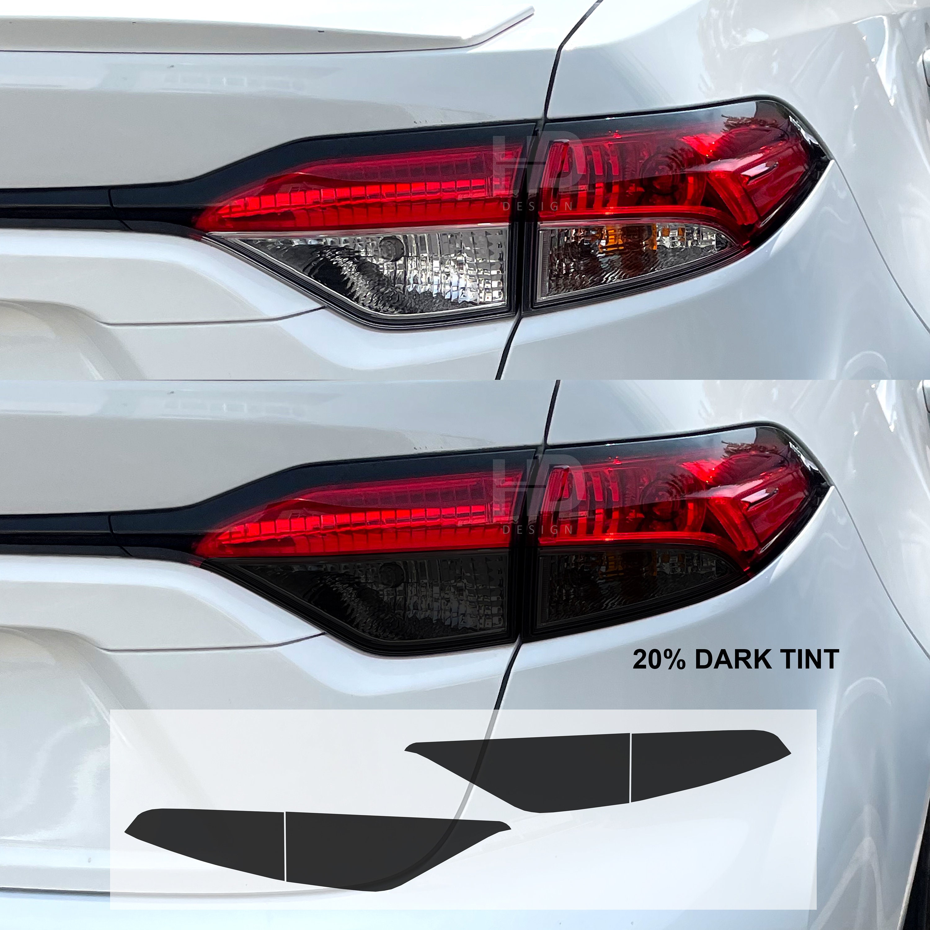 HDUSA Fits Toyota Corolla Sedan 2020 2024 Tail Light Rear Precut