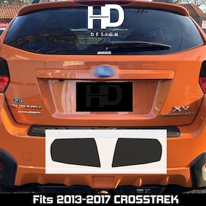 HDUSA For 2013-2017 Crosstrek Tail Light Rear Precut Dark Vinyl Tint Overlay Fits Subaru 2013 2014 2015 2016 2017 Hatchback